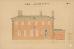 Hastings Station from East (Arch. Dwg) 02